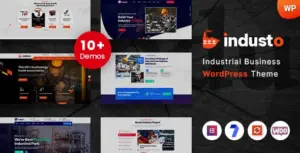 Industo – Industrial Industry & Factory WordPress