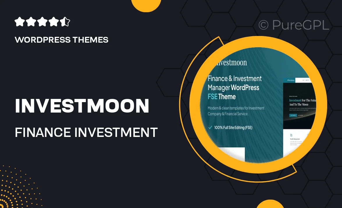 Investmoon – Finance & Investment Manager FSE WordPress Theme