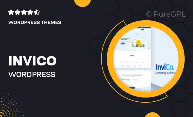 invico wordpress consulting business theme