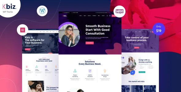 kbiz business and corporate wordpress theme 1