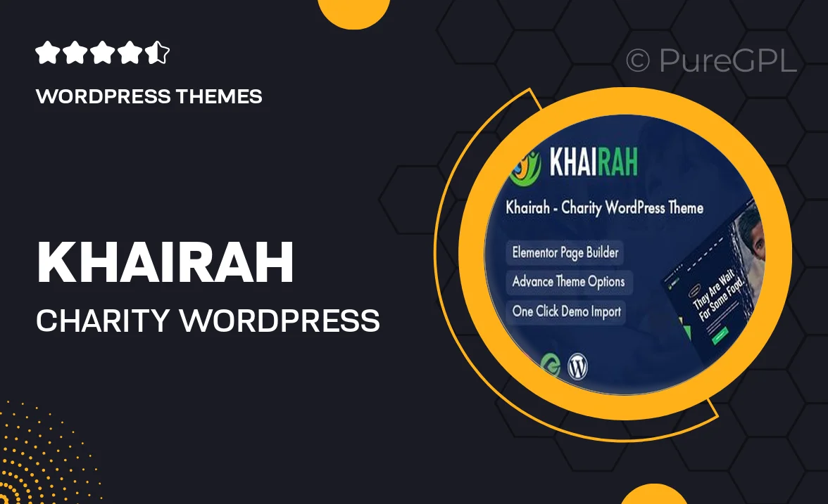 Khairah – Charity WordPress Theme