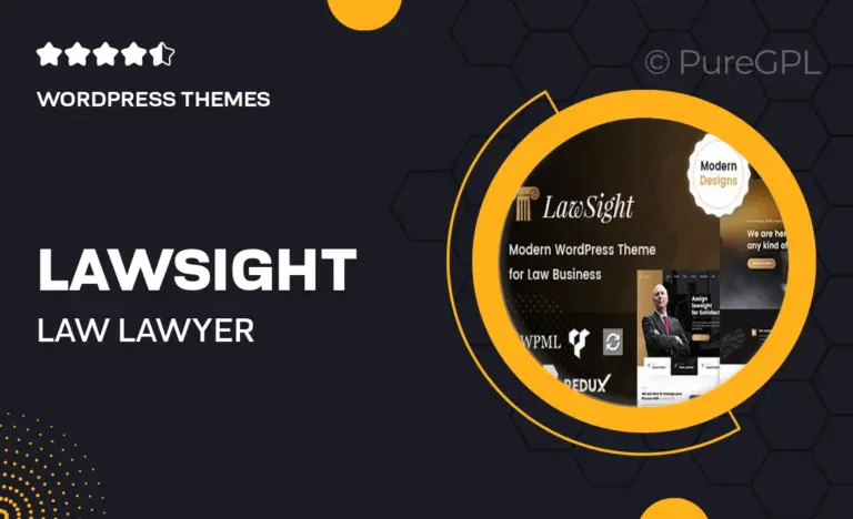 lawsight law lawyer wordpress