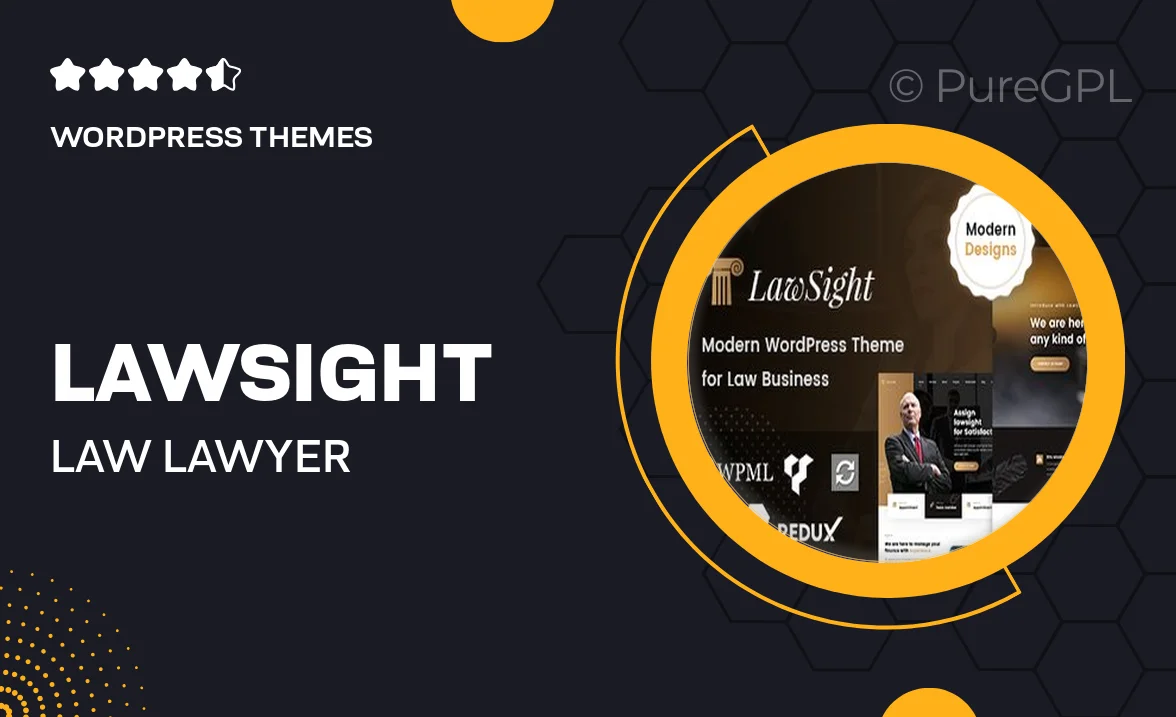 Lawsight – Law & Lawyer WordPress