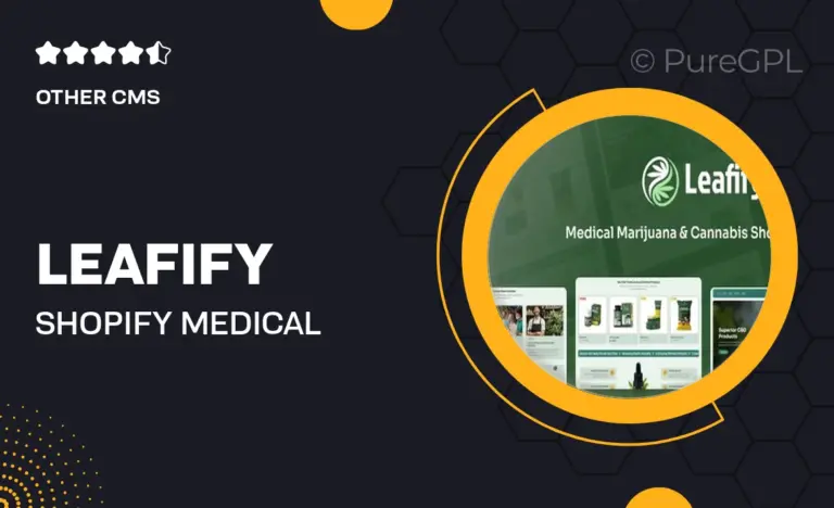 leafify shopify medical store marijuana theme