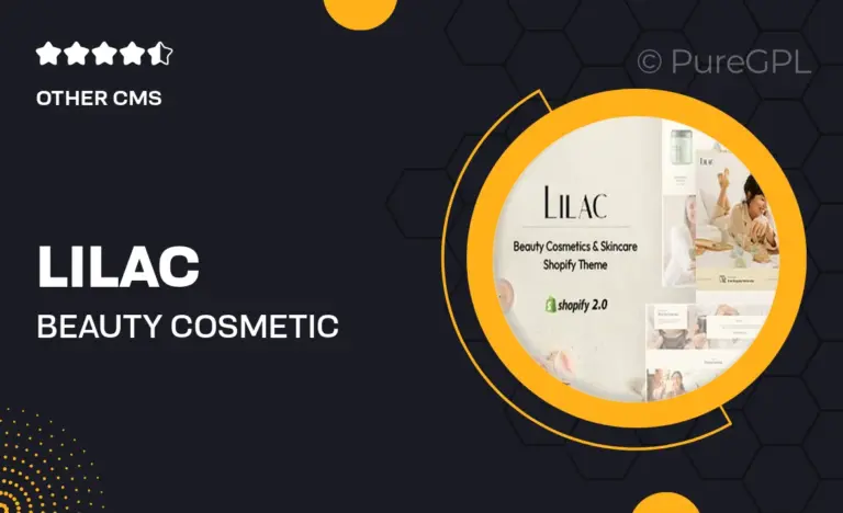 lilac beauty cosmetic shopify theme
