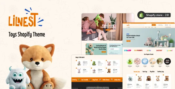 lilnest kids toys ecommerce shopify 1