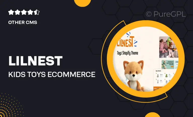 lilnest kids toys ecommerce shopify