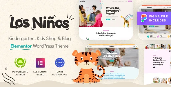 los ninos children education wordpress theme 1