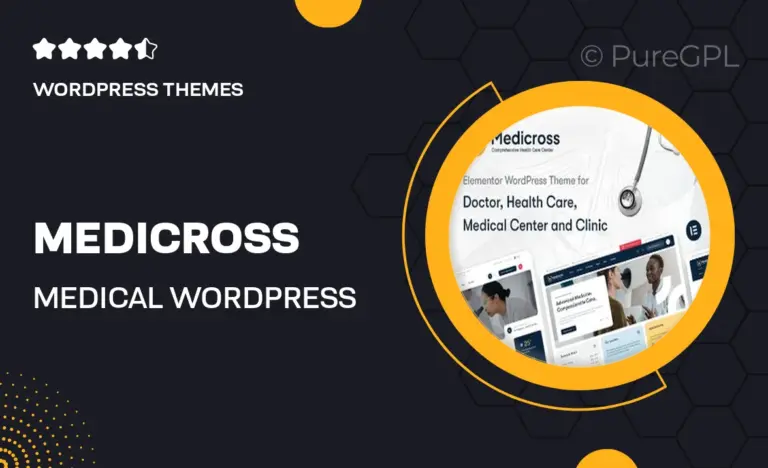 medicross medical wordpress theme