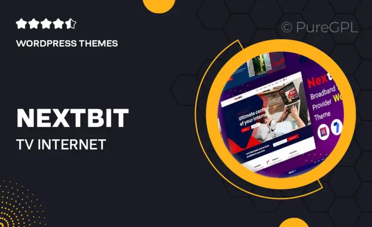 nextbit tv internet wordpress theme