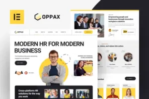 Oppax – HR Solutions Elementor Template Kit