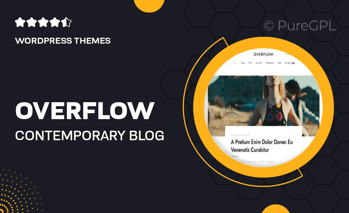 Overflow – Contemporary Blog & Magazine WordPress Theme