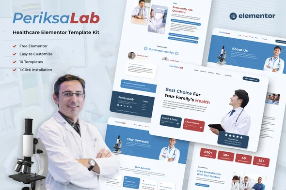 periksalab healthcare medical clinic template kits 1