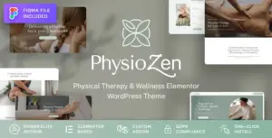 PhysioZen – Chiropractor & Physiotherapy Wellness WordPress Theme