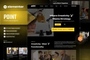 Point – Creative Digital Agency Elementor Template Kit
