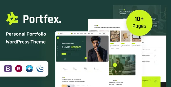 Portfex – Personal Portfolio WordPress Theme