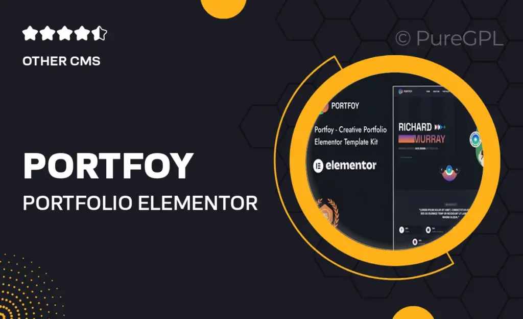 Portfoy – Portfolio Elementor Template Kit 33 Portfoy – Portfolio Elementor Template Kit