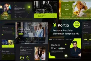 Portio – Portfolio Elementor Template Kit