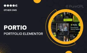 Portio – Portfolio Elementor Template Kit