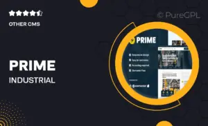 Prime – Industrial & Manufacturing Elementor Template Kit