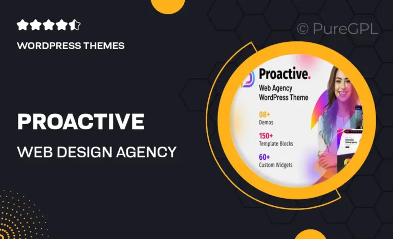 proactive web design agency wordpress theme
