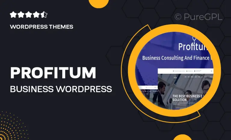 profitum business wordpress theme