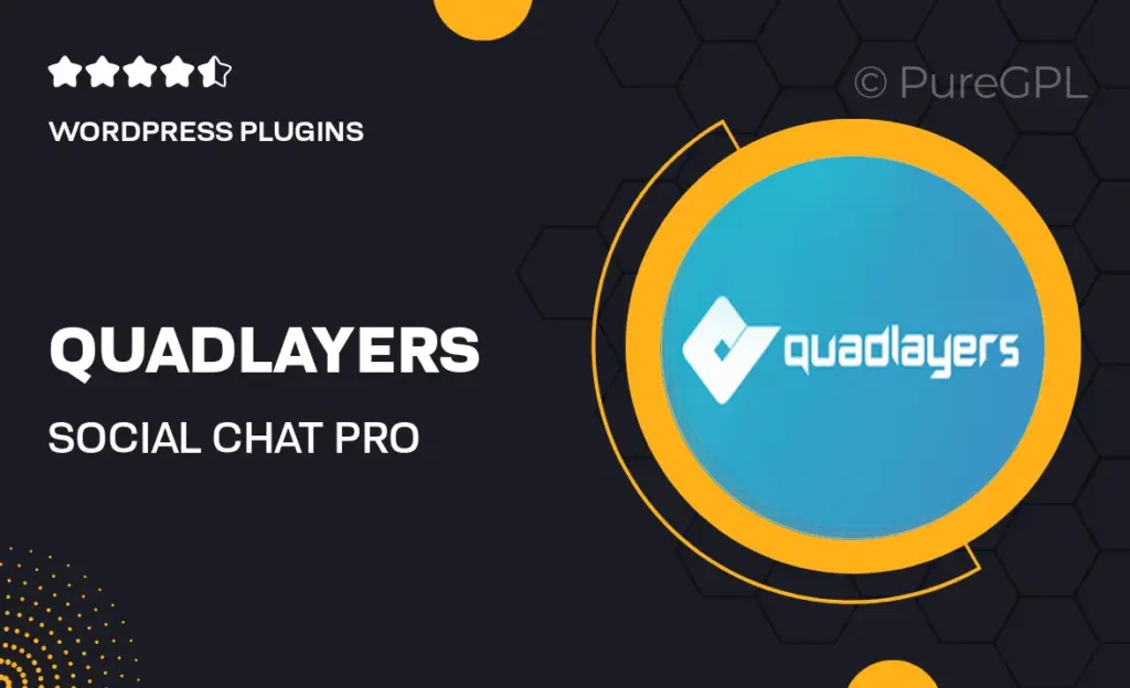 QuadLayers | Social Chat PRO 50 QuadLayers | Social Chat PRO