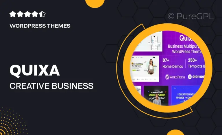 quixa creative business wordpress theme