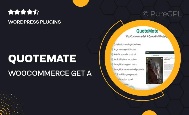 quotemate woocommerce get a quote by whatsapp