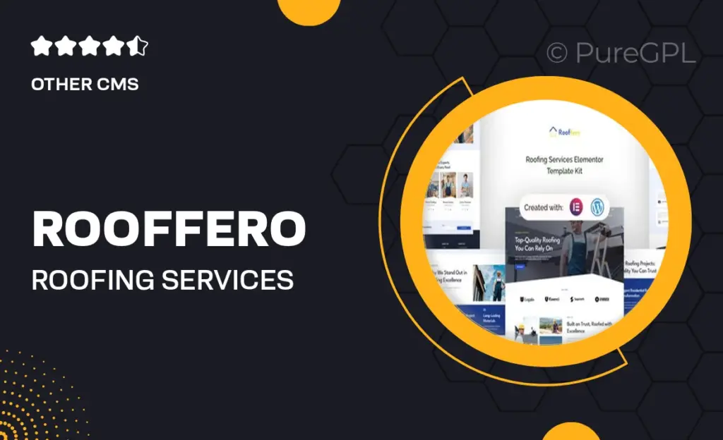 Rooffero – Roofing Services Elementor Template Kit 60 Rooffero – Roofing Services Elementor Template Kit