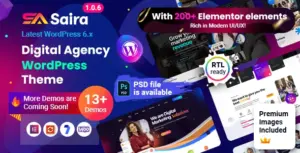 Saira – Digital Agency WordPress