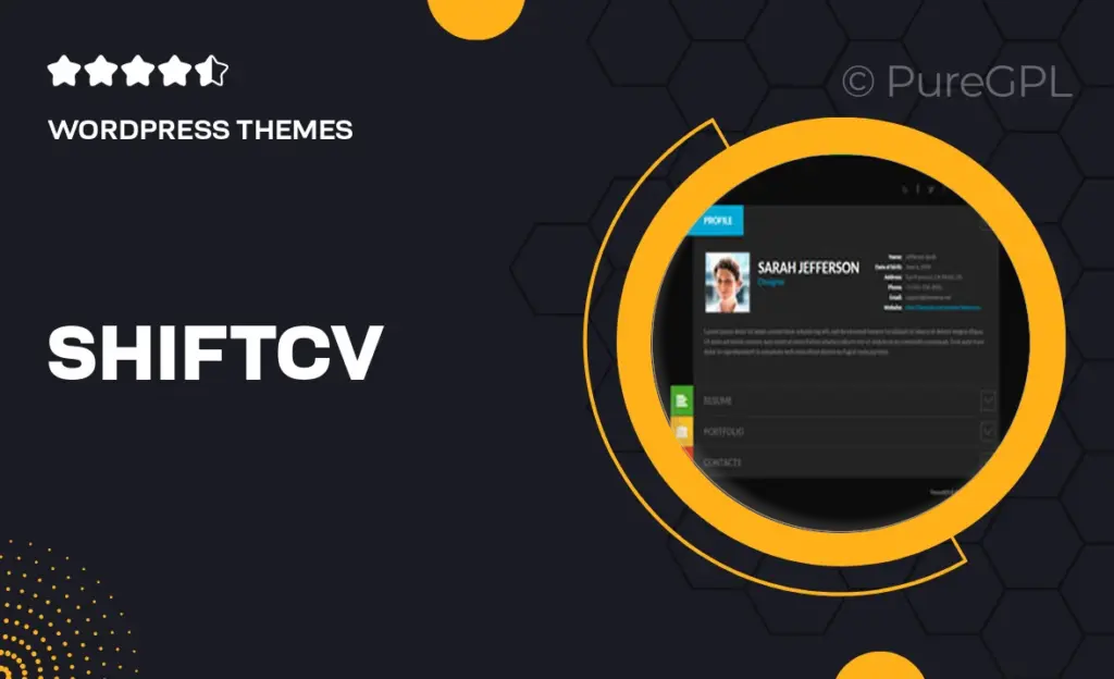 ShiftCV – BlogResumePortfolioWordPress 8 ShiftCV – BlogResumePortfolioWordPress