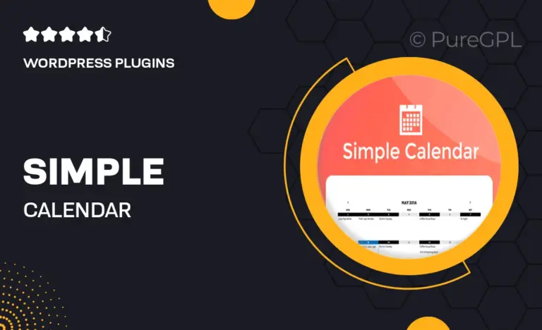 simple calendar fullcalendar add on