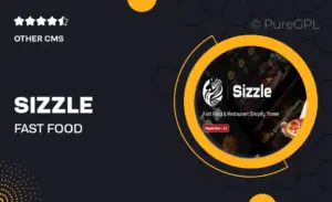 Sizzle – Fast Food & Restaurant Shopify Theme