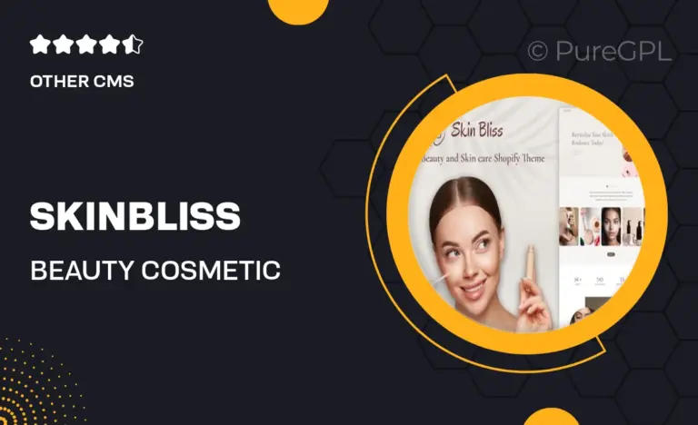 skinbliss beauty cosmetic store shopify theme