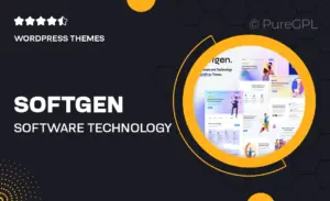 Softgen – Software & Technology WordPress Theme