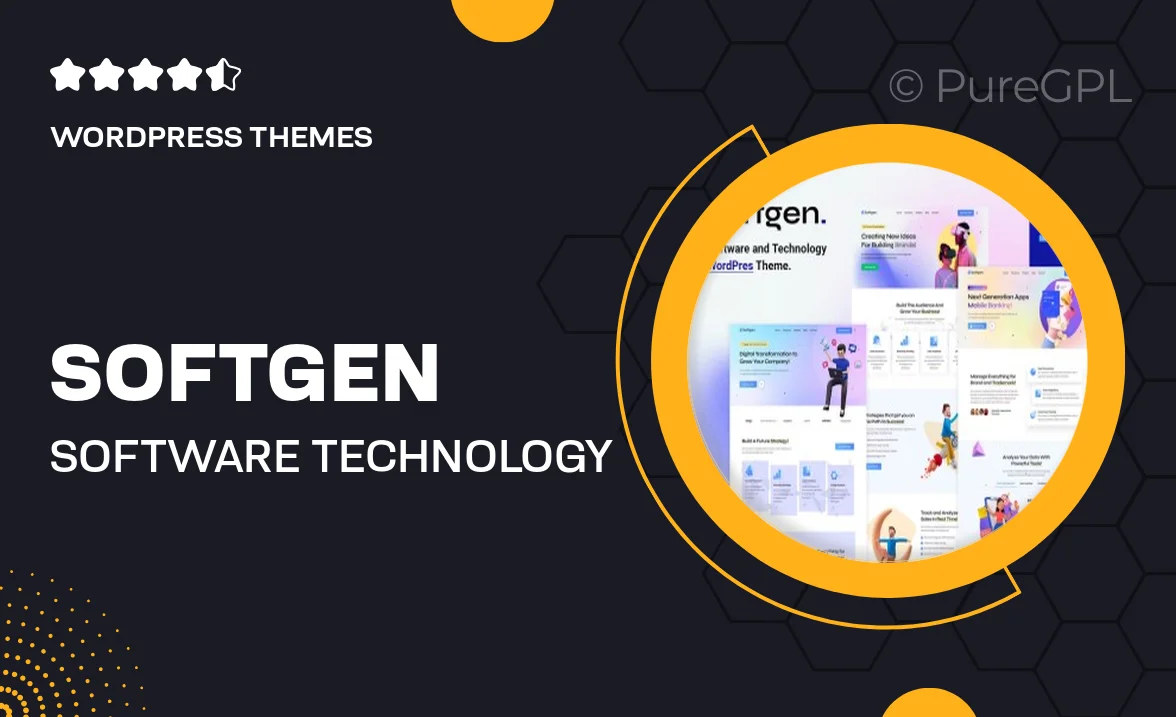 Softgen – Software & Technology WordPress Theme