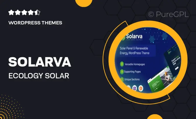 solarva ecology solar energy theme