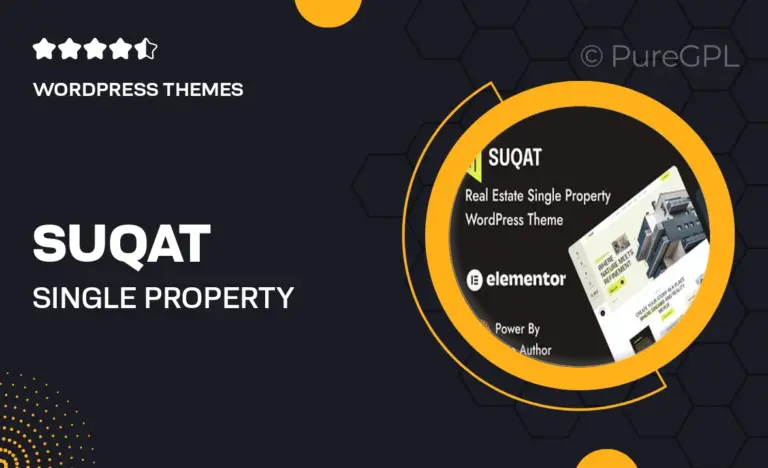 suqat single property wordpress theme