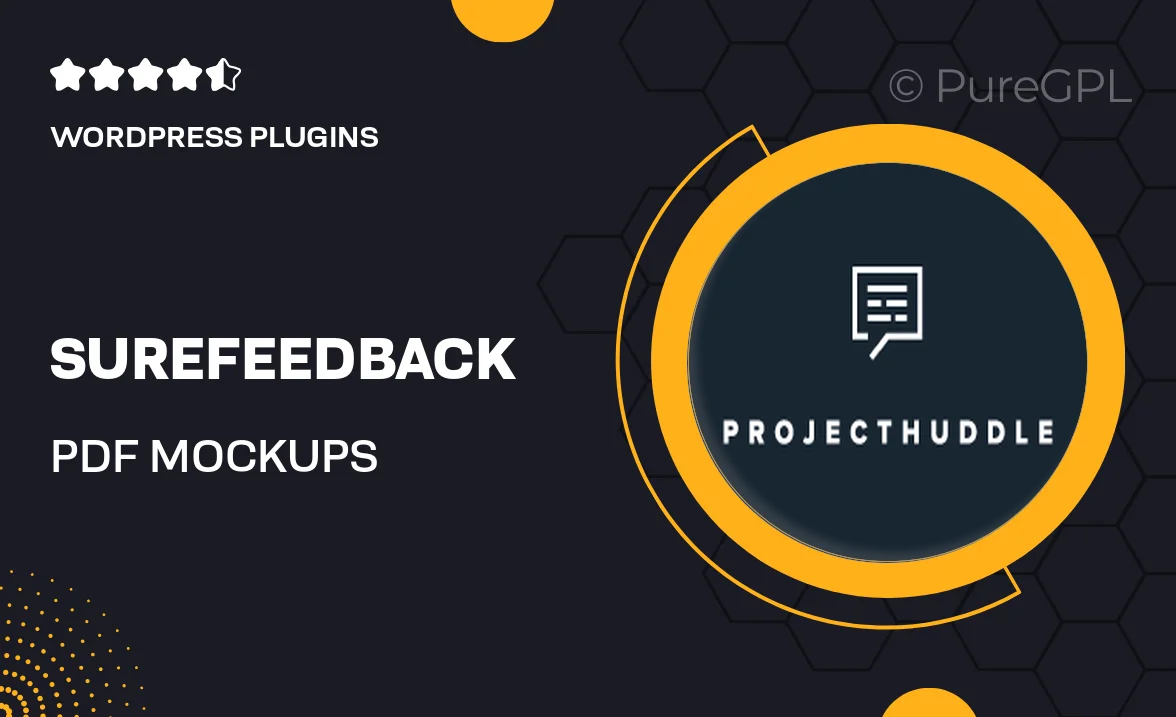 SureFeedback | PDF Mockups