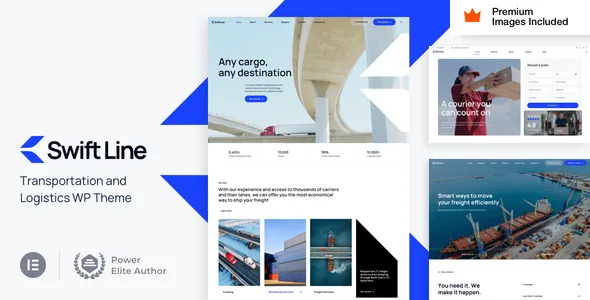 swiftline transportation logistics wordpress theme 1