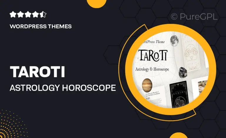taroti astrology horoscope wordpress theme