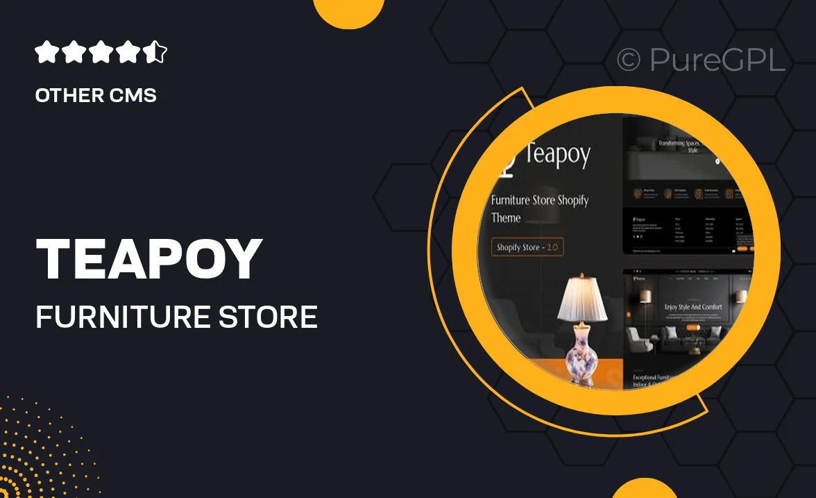 Teapoy – Furniture Store Shopify Theme