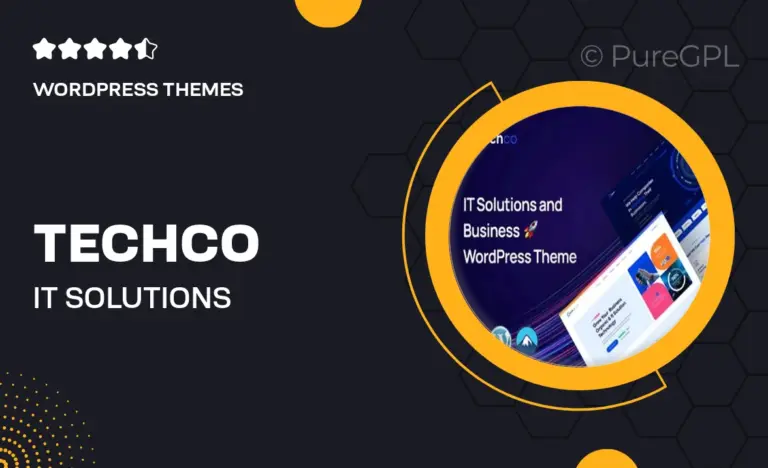 techco it solutions business wordpress theme