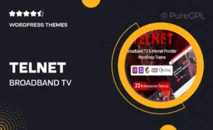 Telnet – Broadband TV & Internet Provider WordPress Theme