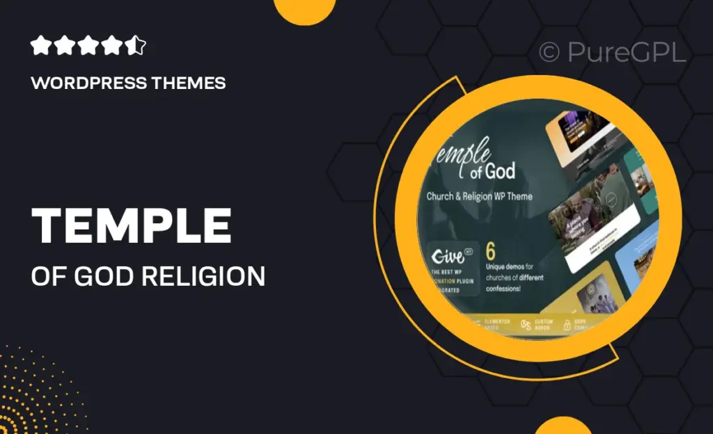 Temple of God – Religion & Church WordPress Theme 31 Temple of God – Religion & Church WordPress Theme