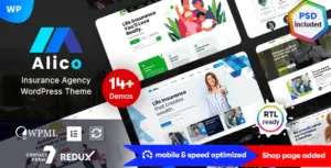 Themeforest | Alico – Insurance WordPress