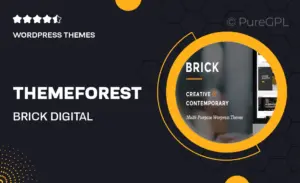 Themeforest | Brick – Digital Agency Theme