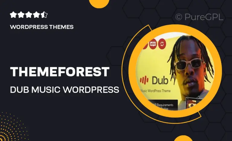 themeforest dub music wordpress theme