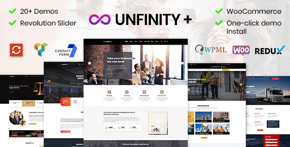 Themeforest | Unfinity – One Page WordPress